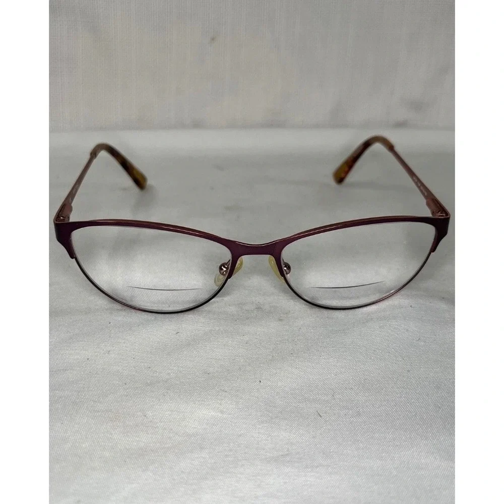 Marciano Guess GM 237 PUR Purple Rose Gold Cat Eye Eyeglass Frames 53-15-135